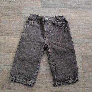 Sonoma Vintage Toddler Carpenter Brown Jeans Size 12M